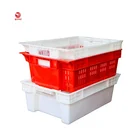 ventilated Nestable plastic crate storage stackable