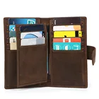 wholesale custom men high-end genuine leather multi card wallet card package business credit id photo Various card holder