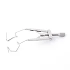 Stainless Steel Lieberman Adjustable Eye Speculum with 20mm Curved Blades, surgical instruments
