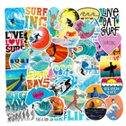 Water Bottles Laptops Computers Trackpads Cool Summer Surf Beach Waterproof Sun Protection Graffiti Hand Account PVC Sticker