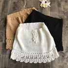 2019 Handmade Beach Bikini Swimsuit A Skirt Solid Color Crochet Bikini Skirt Swimsuit Sexy New Women Swimwear