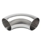 Dairy Fitting JY SS304 1" Stainless Steel Dairy Pipe Fitting 90 Degree Elbow Weld Short Bend