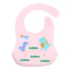 Hot Selling Waterproof Baby Feeding Kids Bibs Silicone Bib for Children