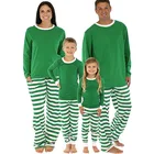 Family 2020 New Style Family Long Sleeve Round Neck Pajamas Set Christmas Pyjamas