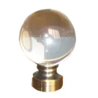 Acrylic Curtain Acrylic Curtain Rod Crystal Finial Glass Ball Finials