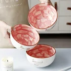 Wholesale 6Inch Hand Paint Ceramic Soup Salad Bowls Noodles Bowls Tableware Set
