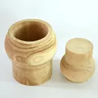 Plants Pot Slap-up The Latest Place Green Plants Paulownia Wood Washed Paulownia Desktop Wooden Pot