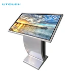 32/43/49/55/65 inch LCD infrared & capacitive interactive touch screen monitor kiosk display stand