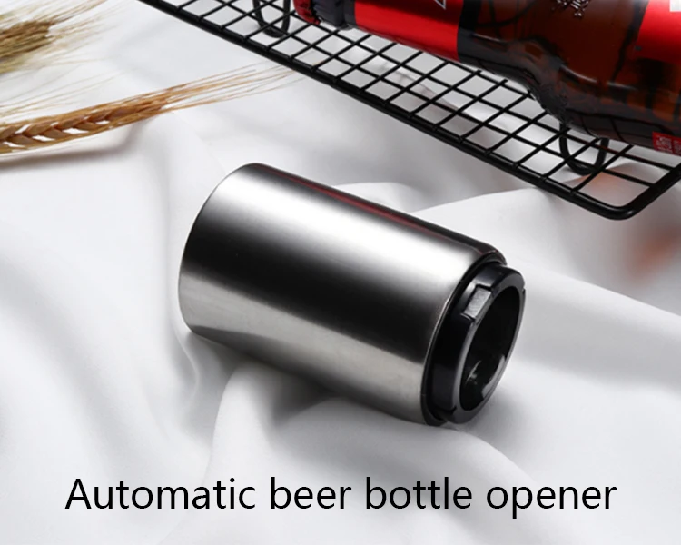welcome customized brand beer can opener and push beer bottle