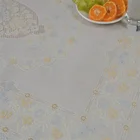 PVC disposable plastic table cloth painted Customized Restaurant Dining Elegant Banquet Hall