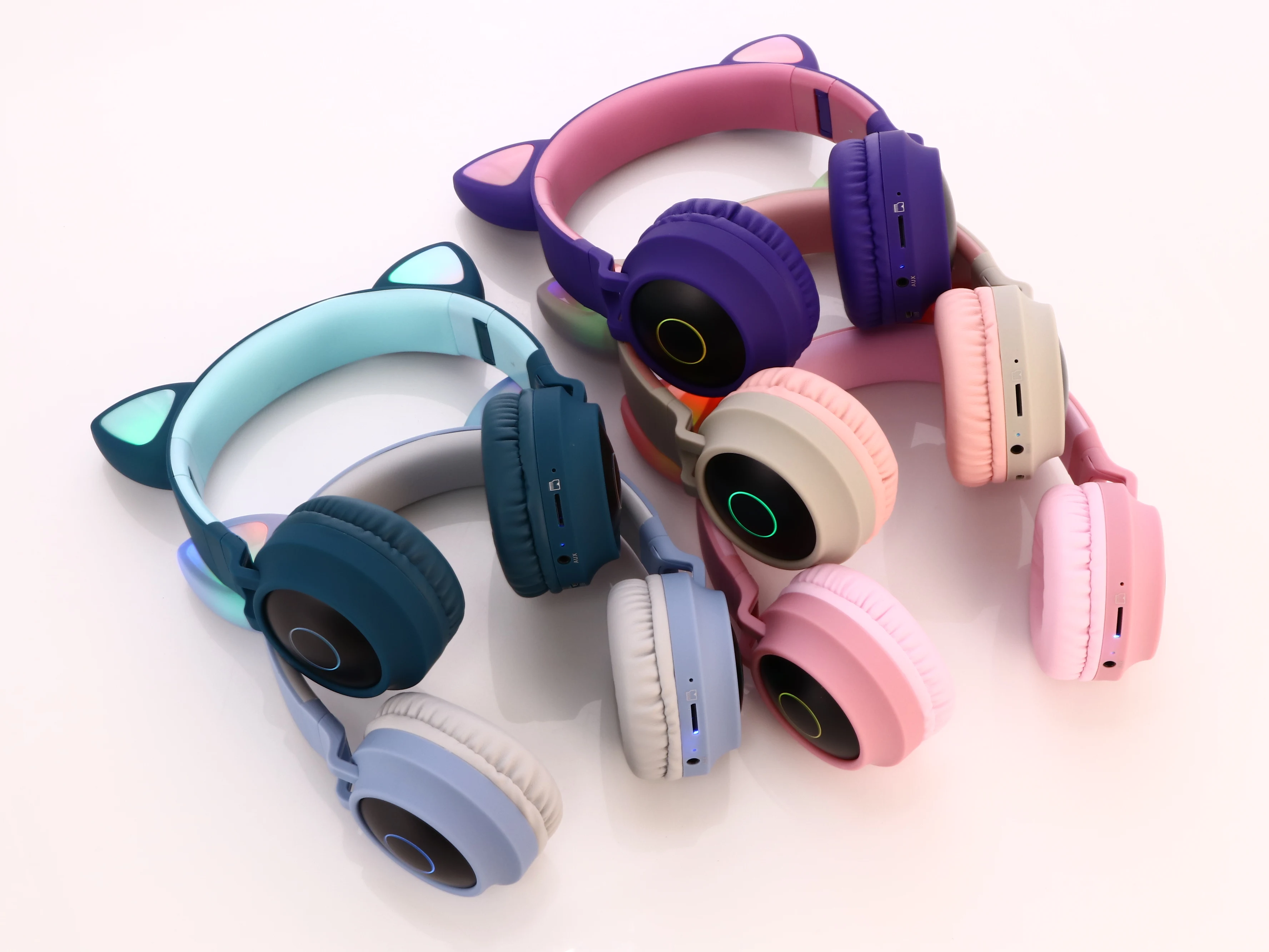 Customizable Logo Wireless Headphone Over Ear Stereo Wireless Headset for kids - ANKUX.COM