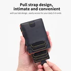 Leather Men Thin Minimalist Credit Card Holder RFID Blocking Genuine Leather Men's Magic Wallet
