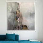 Pure Hand Painted Large Contemporary Abstract Art Fabric Canvas Oil Painting Wall Picture For Living Room Decor