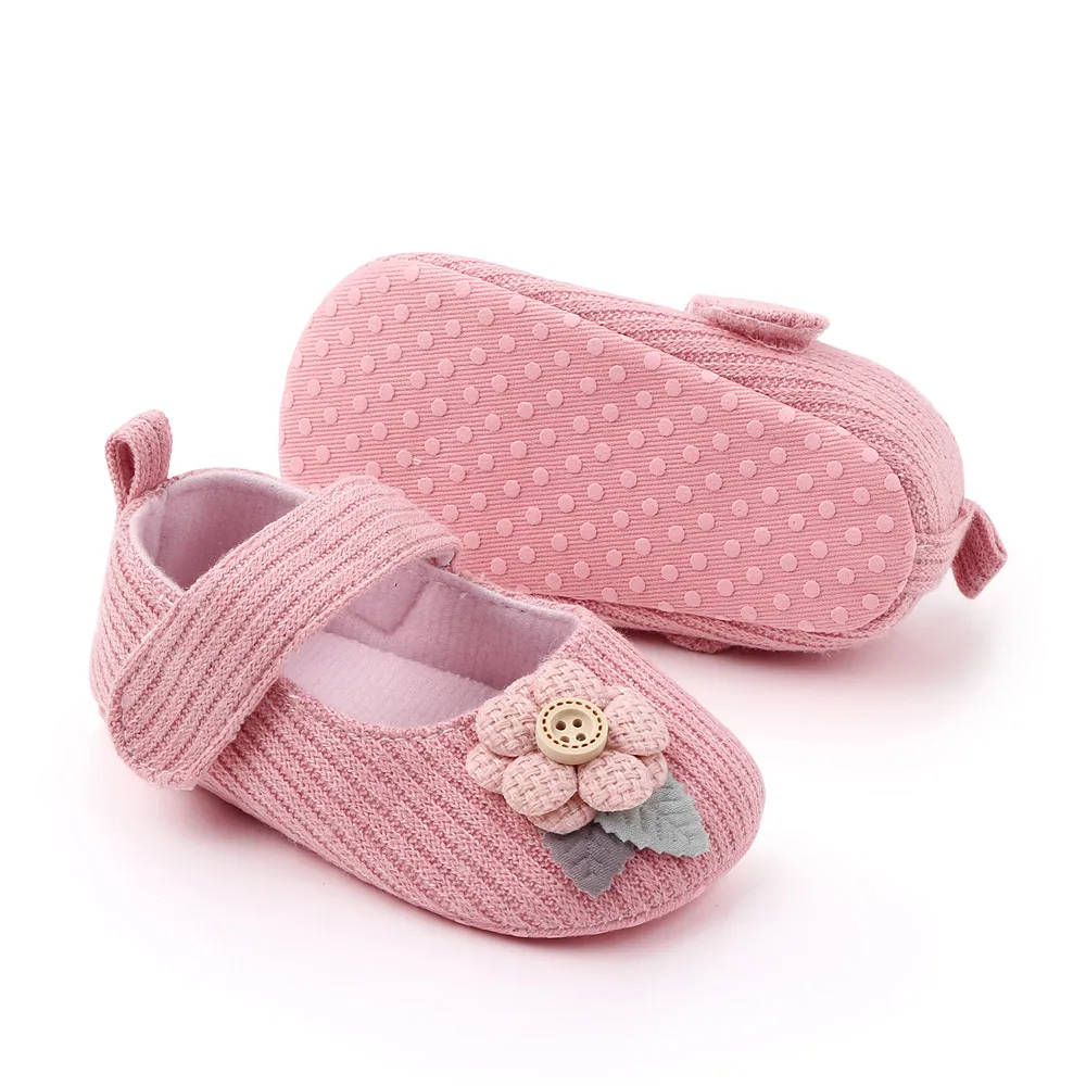 New Design Baby Shoes Girl Crochet Flower Soft Sole Infant Toddler Shoes Newborn Walking Shoes in Bulk 2025 supplier