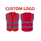 5cm Width Vest Safety Vest Hot Selling Safety Vest Zip Safety Reflective Vest