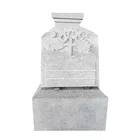 cheap modern grey granite American tombstone headstone