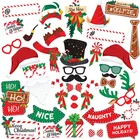 Holiday Nicro 38 Pcs Holiday Photo Booth Selfie Props Photography For Christmas Party Decoration
