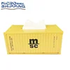 Custom-made Plastic Shipping Model 1:25 MSC Tissue Container Paper Box,Business Gifts,Logistics presents