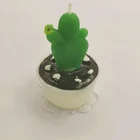 Hot Sale Realistic plant candle beautiful cactus art candle