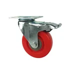 Solid Caster Castor WBD High Quality Solid Pvc Medium Duty Fixed Caster Wheel Rigid Castor