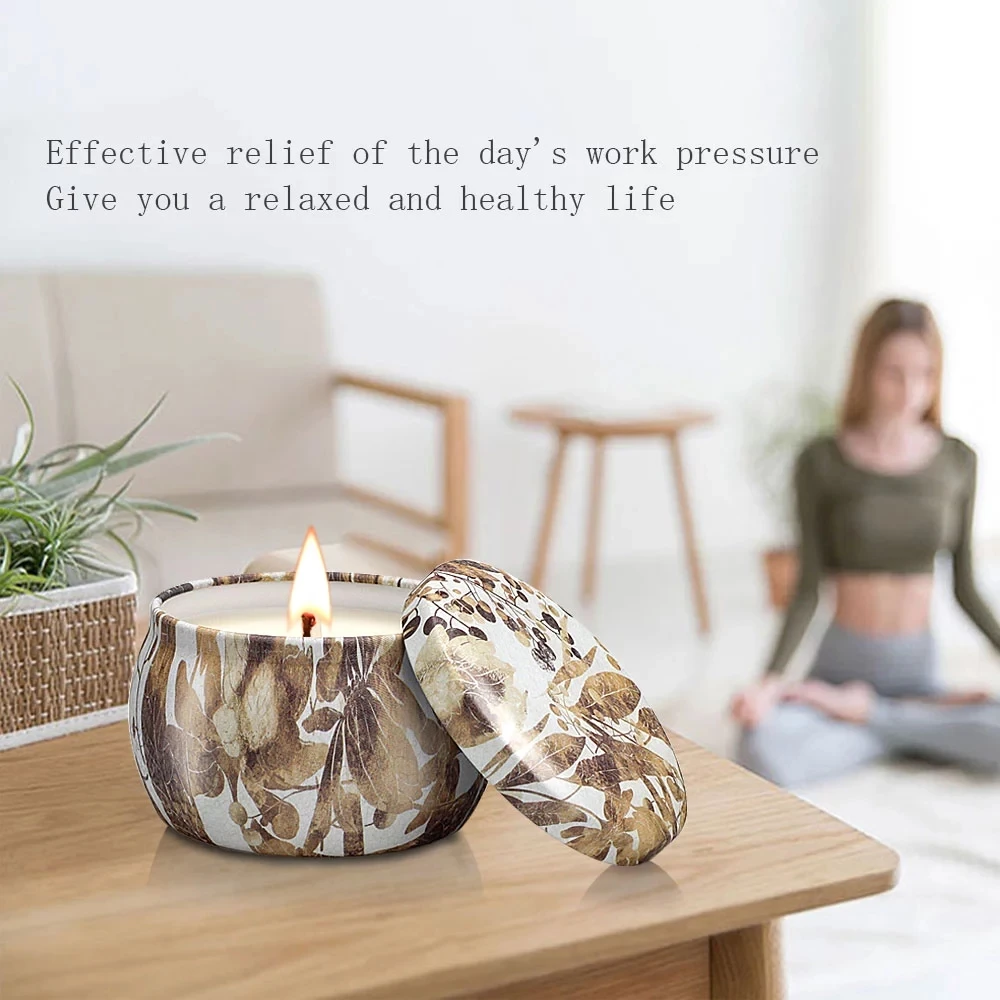 scented candle soy wax tin candles gift set 4 4.