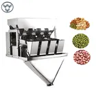 CE Automatic weighing 1kg sugar packing machine 4 head linear weigher for spices almond powder