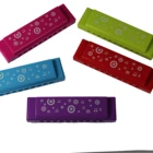 BEE brand 10 hole oem small gift toy plastic cover harmonica