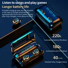 Bluetooth Earbuds Waterproof ipx7 3500mAh Charging Box TWS V5.0 F9 Wireless Earphones Bluetooth 9D Stereo Earphone Headphone