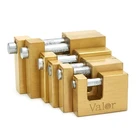 Brass Padlock China Made High Quality Heavy Duty Rectangular Brass Padlock Waterproof Soild Brass Padlock