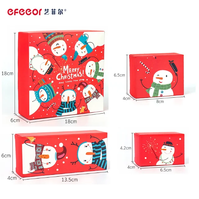fsc hot sale christmas gift box candy paper bag custom printing