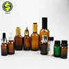 5ml 10ml 15ml 20ml 30ml 50ml 100ml Amber empty essential oil glass bottle