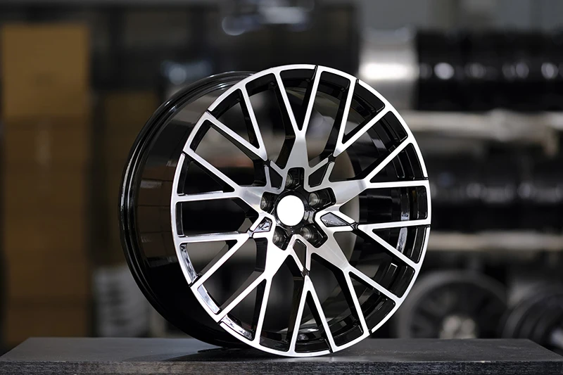 Direct manufacturers selling custom style black color car alloy wheels  for BMW