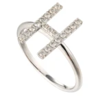 Diamond Rings Diamondringsrings Ring Ring Jewelry Daily Initials H Diamond Rings