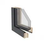 Delicate 6063 aluminum alloy door window profiles for sliding door windows