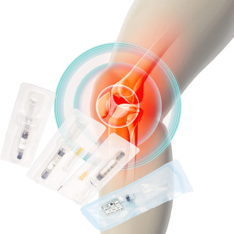 2 мл гиалуроновой кислоты геля инъекции остеоартрит натрия гиалуронат инъекции HA для медицинской смазки коленного сустава