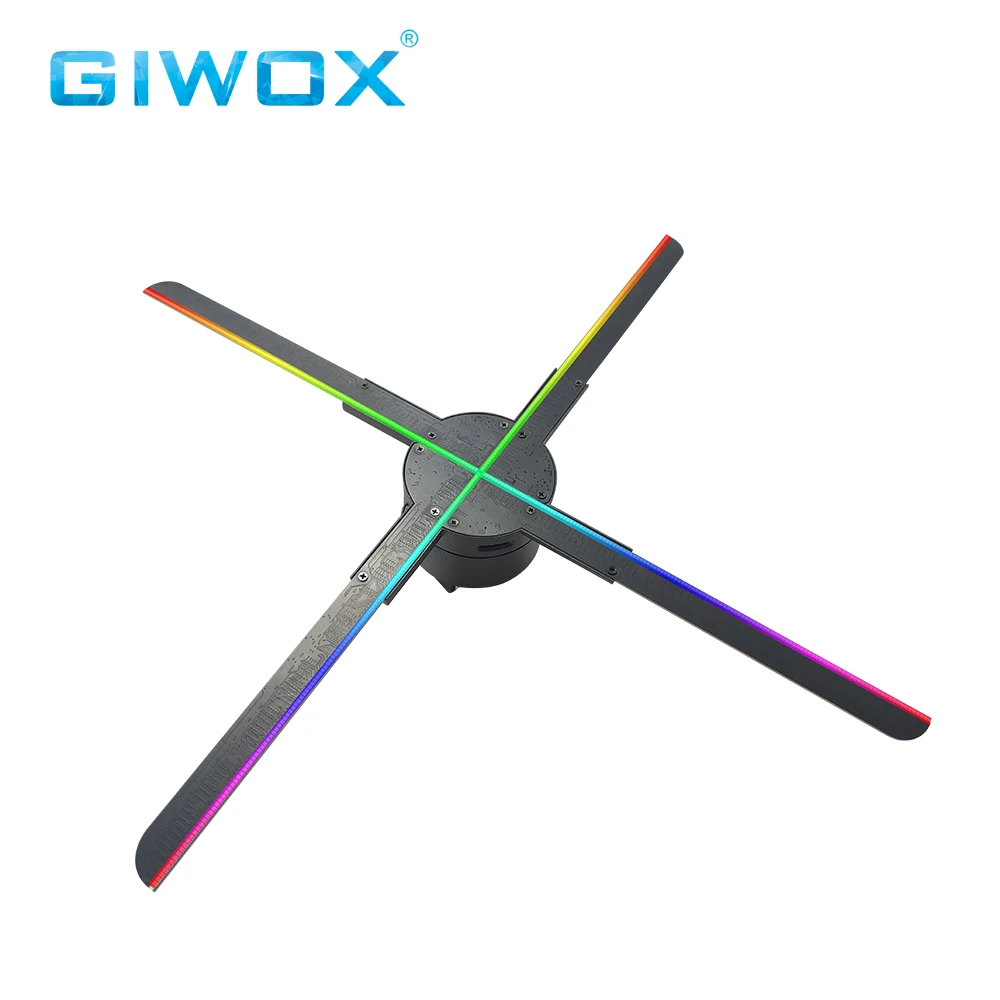 2021 Giwox 3d Hologram Led Advertising Fan 4 Blades 512 512px