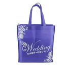 Customized eco-friendly portable non woven shopping bag recycle handbag