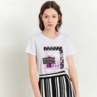 Good quality sublimation printing t-shirt short sleeve o neck 100% cotton t shirt for womens