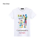 Printing 100% cotton Tshirt summer fashion men's T shirt customized
