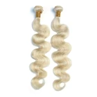 Factory Wholesale Beauty Virgin Brazilian Hair Blonde 613 Body Wave Human Hair Bundles