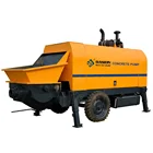 Hot diesel engine mini stationary lightweight cement mixer pump hydraulic malaysia foam trailer concrete pump
