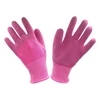 OEM girls pink Latex coated Kids Gardening outdoor Protective gloves