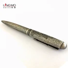 Pen Design Pen Shanghai Lingmo Personalized Antique Silver Ball Pen OEM Logo Custom Design Ballpoint Pen