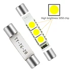 Life 5050 Fancy Spotlight LED 28MM 6615F 3022 3175 Long Life 5050 3SMD Reading Light Carriage Light