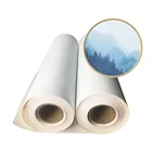 Waterproof 410gsm White Color Inkjet Poly Cotton Fabric Matte Canvas Roll