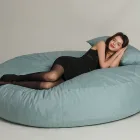 Whalesalcomfortable ソフトマイクロファイバー泡家具怠惰なお手玉大ジャービッグソファジャーコーチベッドリクライニング