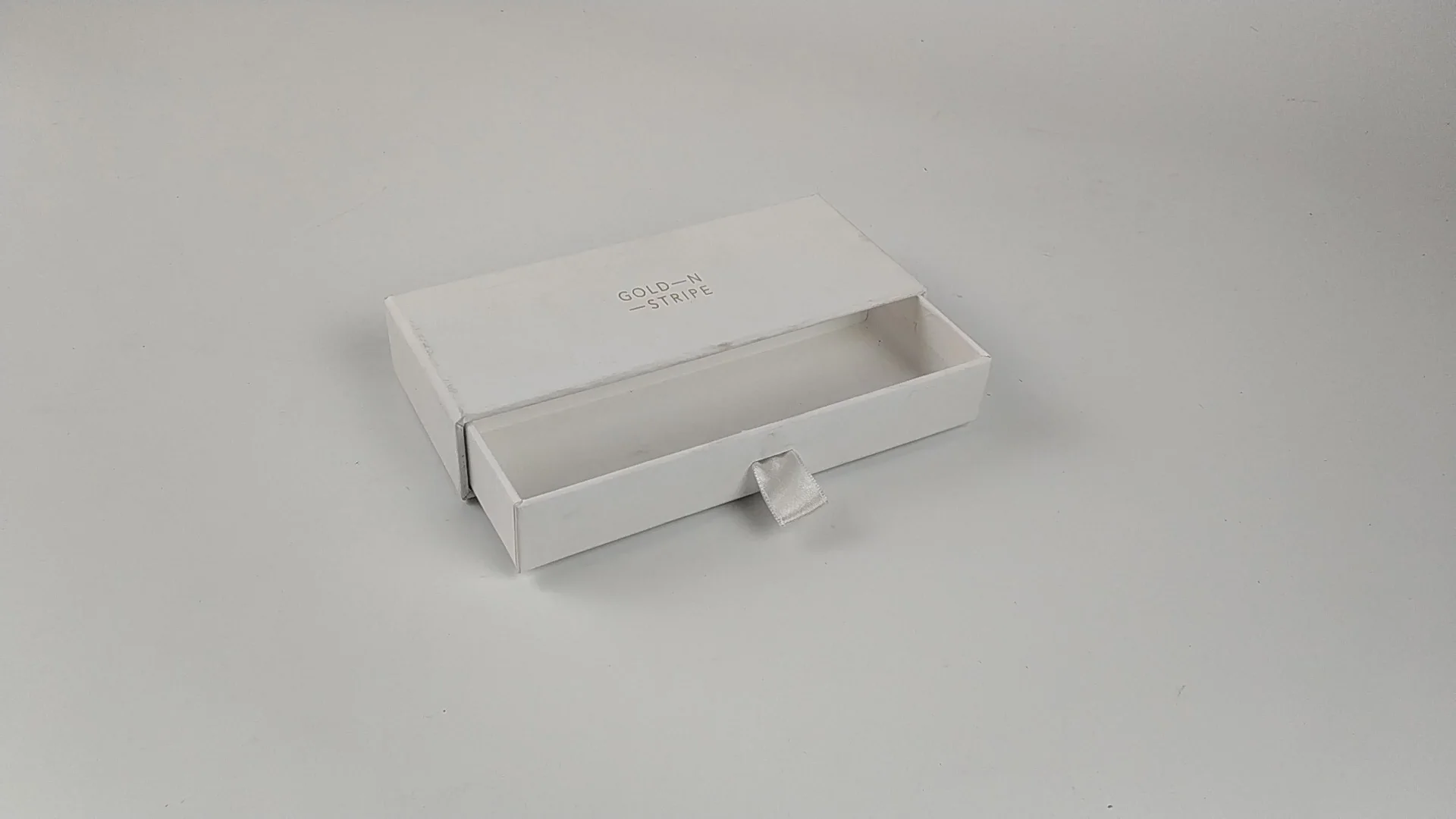 luxury custom cardboard slide drawer jewelry box with logo