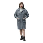 Logo can be customized 2020 women fashion woolen coats over sized blazer jackets ladies long coat