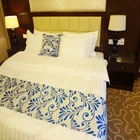 5 star Luxury hotel decorative bedding set designs bed runner set