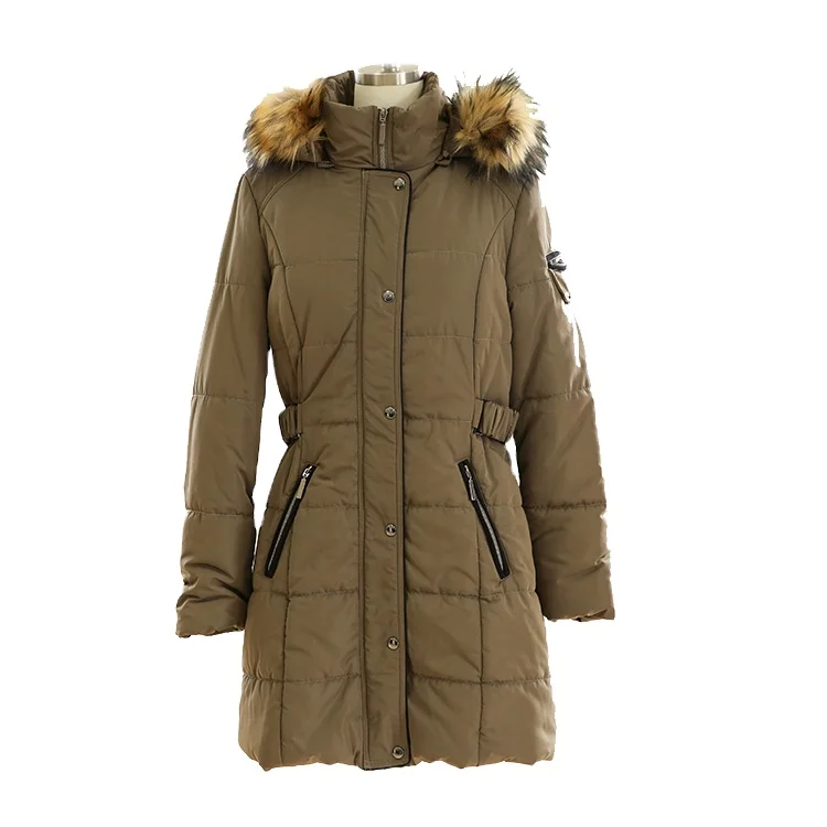 green padded coat ladies